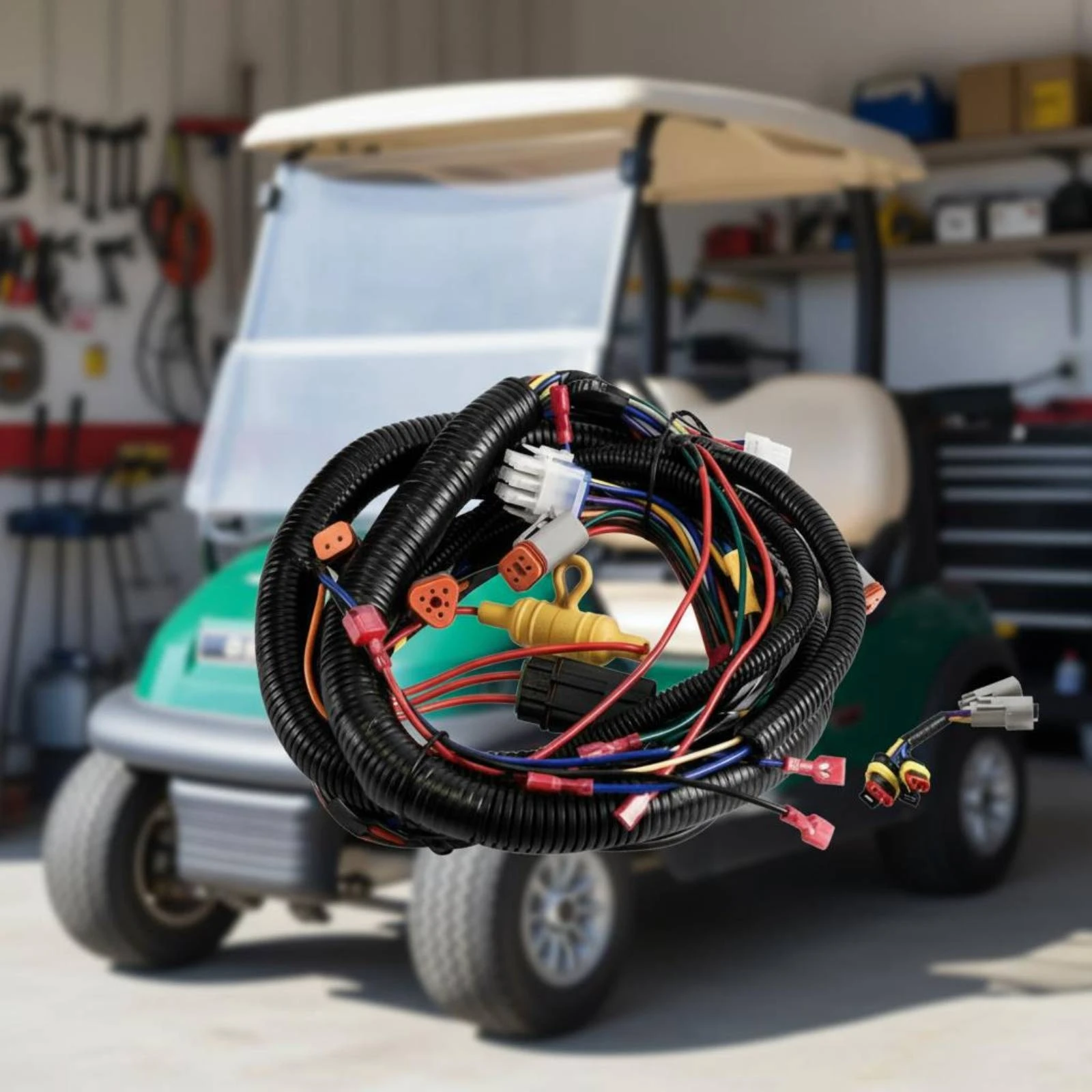 

48V Golf Vehicle Harness Multiple Terminals Controller Wiring Harness Electrical Cable Assembly Long-Lasting Vehicle Part