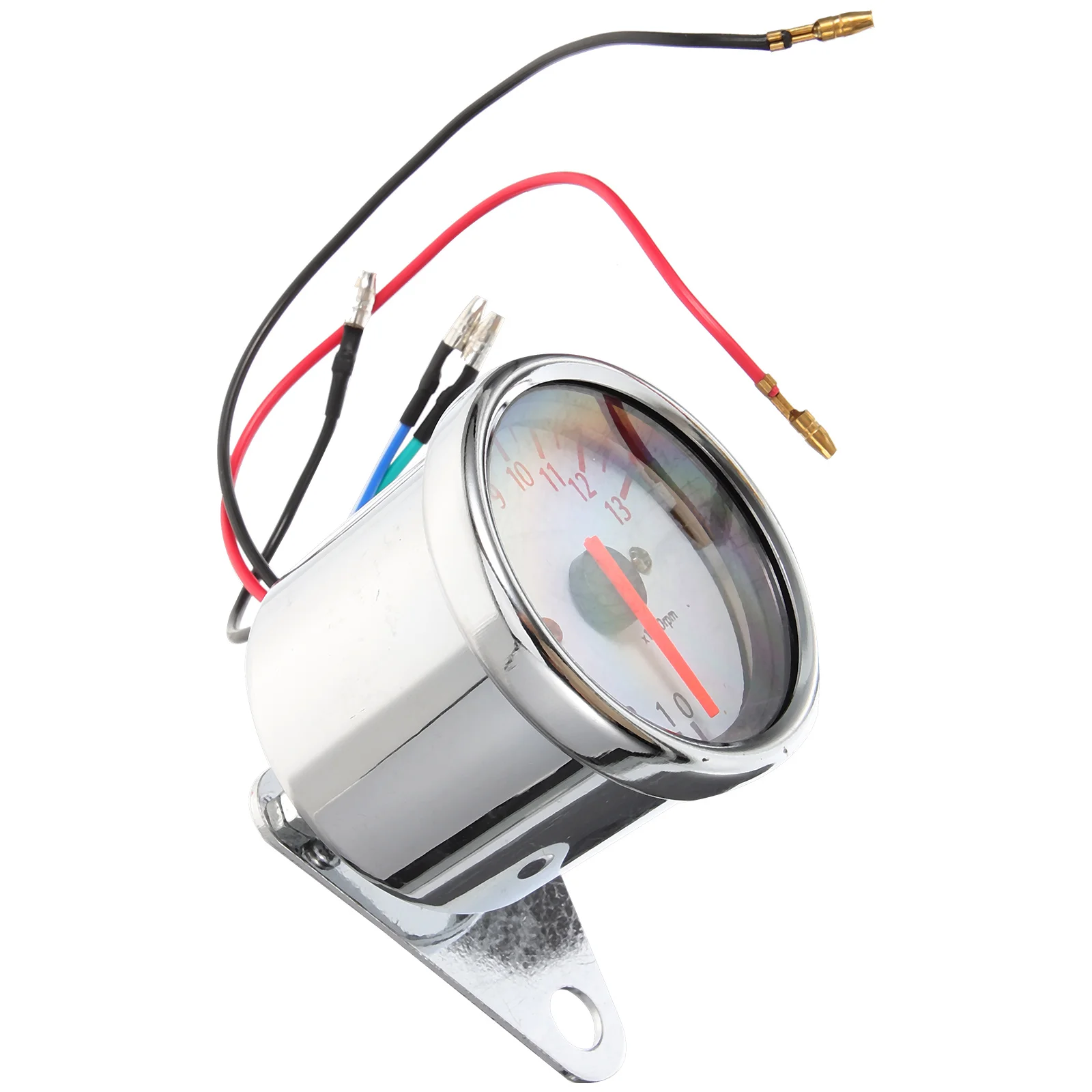 

Pointer-type Tachometer 13000-16000 RPM White Motorcycle Speedometer Modified Gauge High Precision Compatible Most Motorcycles