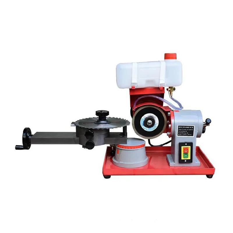 370W Circular Saw Blade Grinder Sharpener Machine 5 Inch Wheel Rotary Angle Mill Grinding for Carbide Tipped Saw Blades 220 V