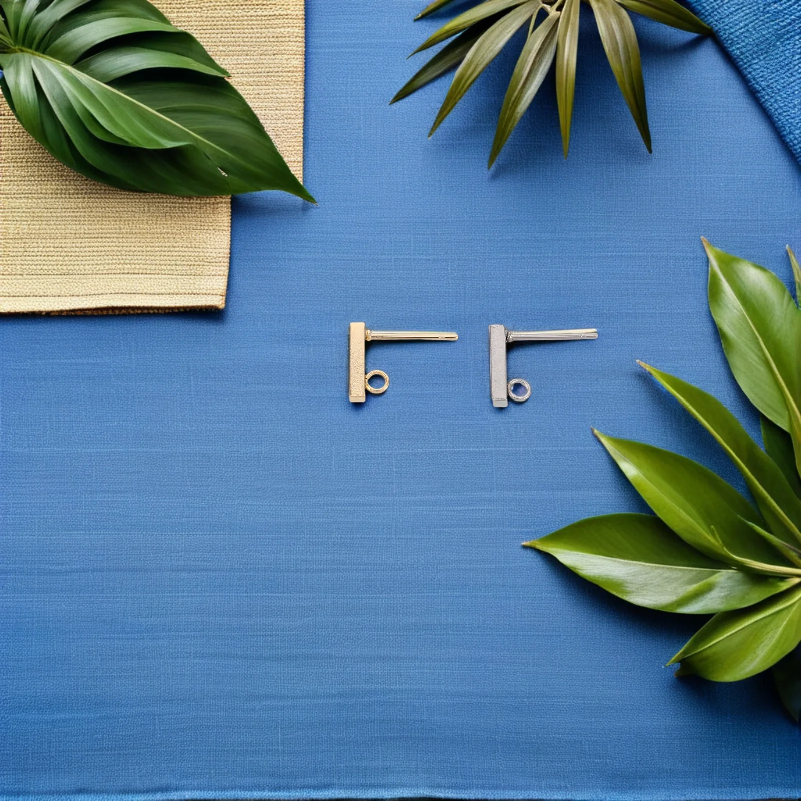 

40Pcs T Shaped Stainless Steel Earrings Minimalist Bar Studs DIY Jewelry Making Unisex Comfort Lightweight Piercing