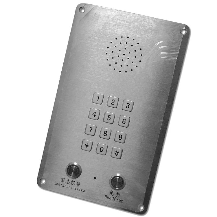 Cleanroom Ip Network Intercom Telephone System Workshop Sip Protocol Hands-free Direct Stainless Steel Telephone