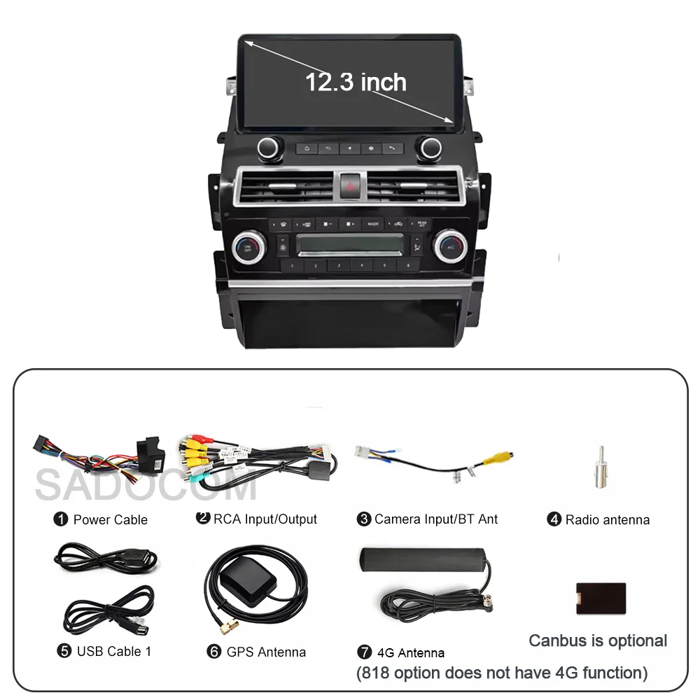 1920*720 CarPlay أندرويد 14 سيارة مشغل وسائط متعددة راديو لتحديد المواقع والملاحة واي فاي لنيسان باترول أرمادا Y62 إنفينيتي QX80 2011-2022