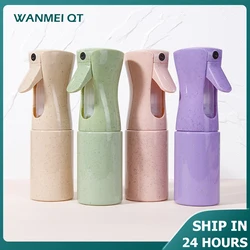 150ml Continuous Barber Spray Shampoo Bottle Wheat Straw Material Refillable Bottle for Hair Salon Fine Mist Spray Bottle