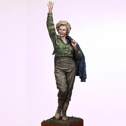 1/35 Resin Model figure GK Monroe in Korea for her USO tour 1954 Unassembled and unpainted kit