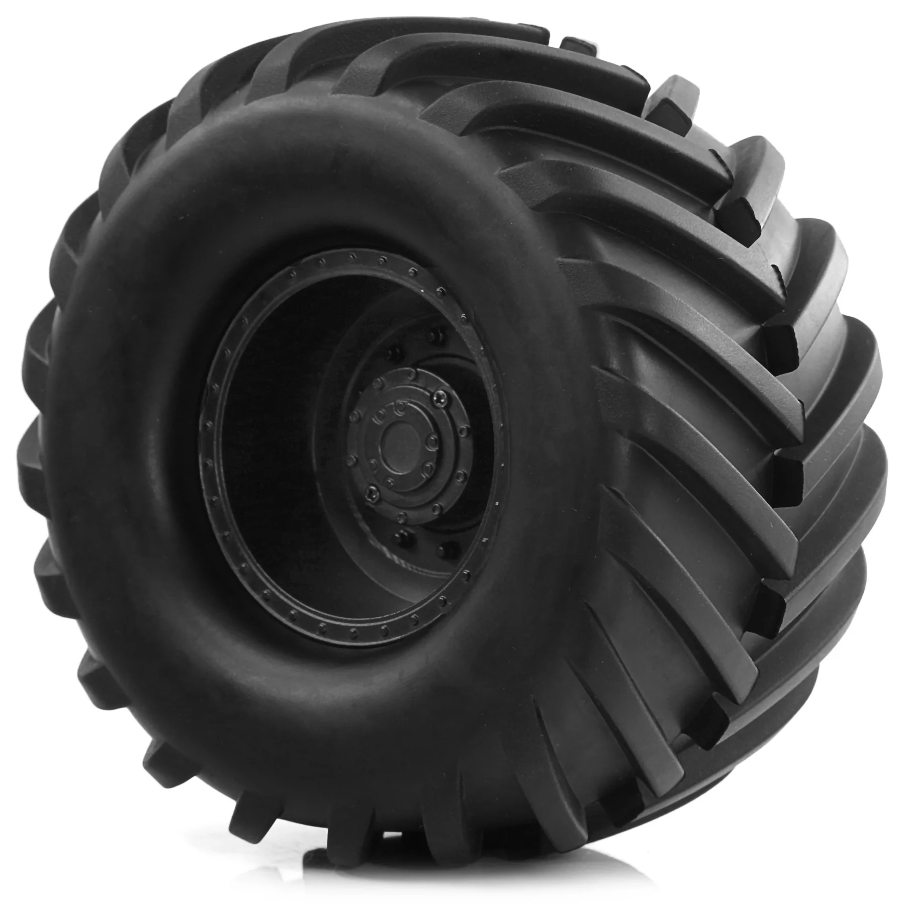 4PCS/RC Wheel Rim&Rubber Tires for 1/10 RC Monster Truck Car Tamiya HSP HPI Kyosh HPI Tamiya Kyosho RC Car - Image 4