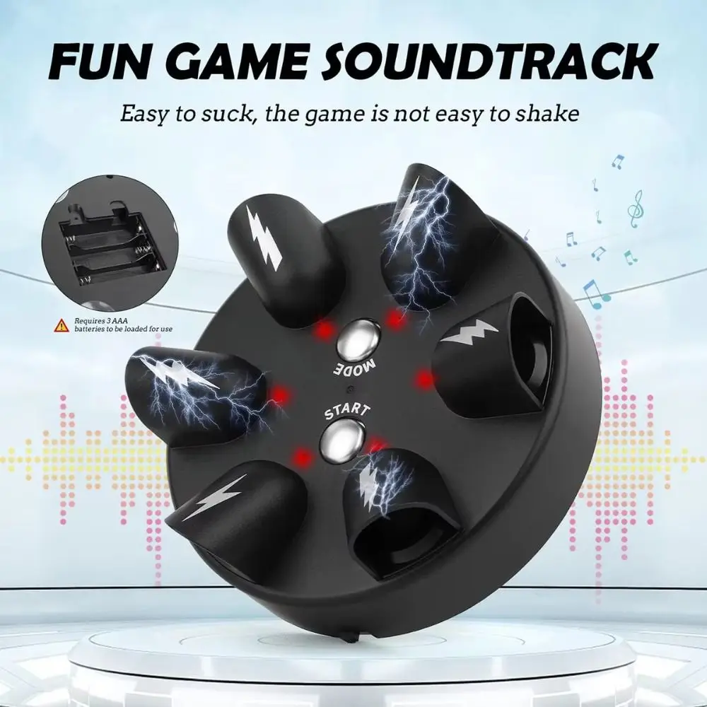 Punishment Electric Shock Finger Game Interesting Props Finger Game Machine Funny Tricky Electric Shocking Roulette Tricky Toy