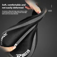 Silicone Bicycle Seat Breathable Bicycle Saddle Seat Soft Thickened Mountain Bike Bicycle Seat Cushion Gel Pad Cushion Cover