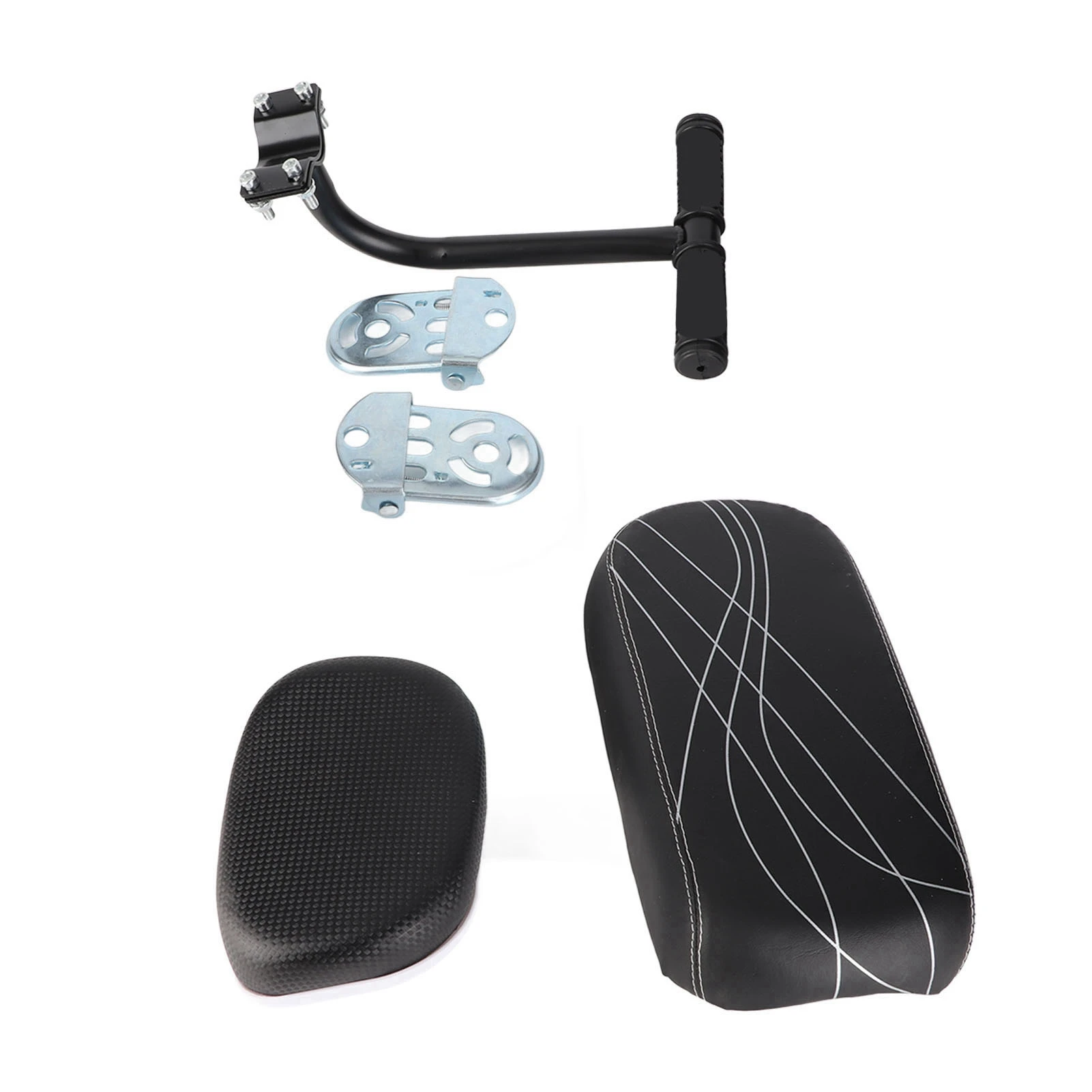 Bike Saddle Bike Child Seat With Back Rest Bicycle Back Seat MTB Bicycle Rear Rack Saddle For Cycling Parts Accessories