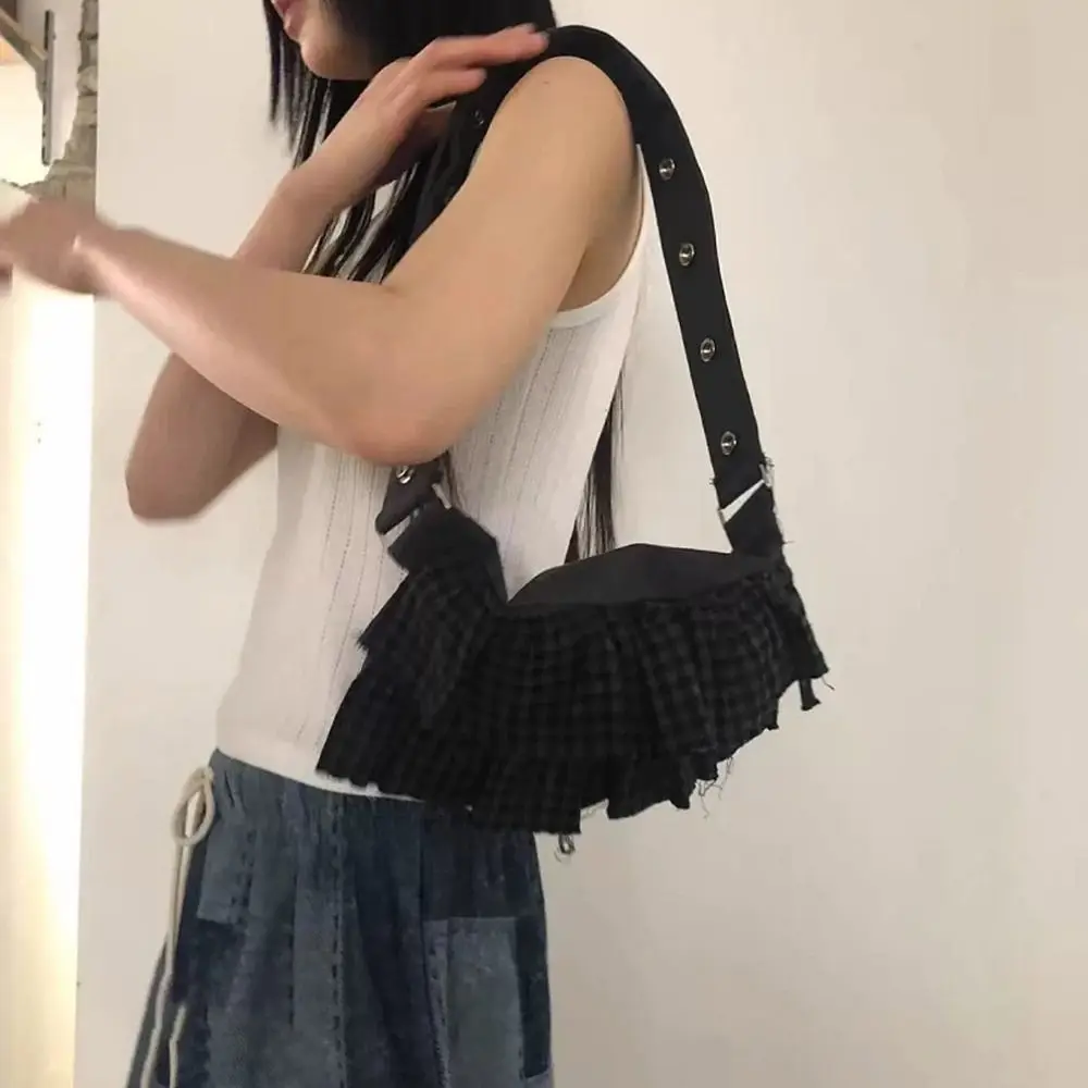

Versatile Lightweight Lace Waist Bag Water-Resistant Adjustable Strap Crossbody Bag Shoulder Bag Dual Zipper Bag Fashion