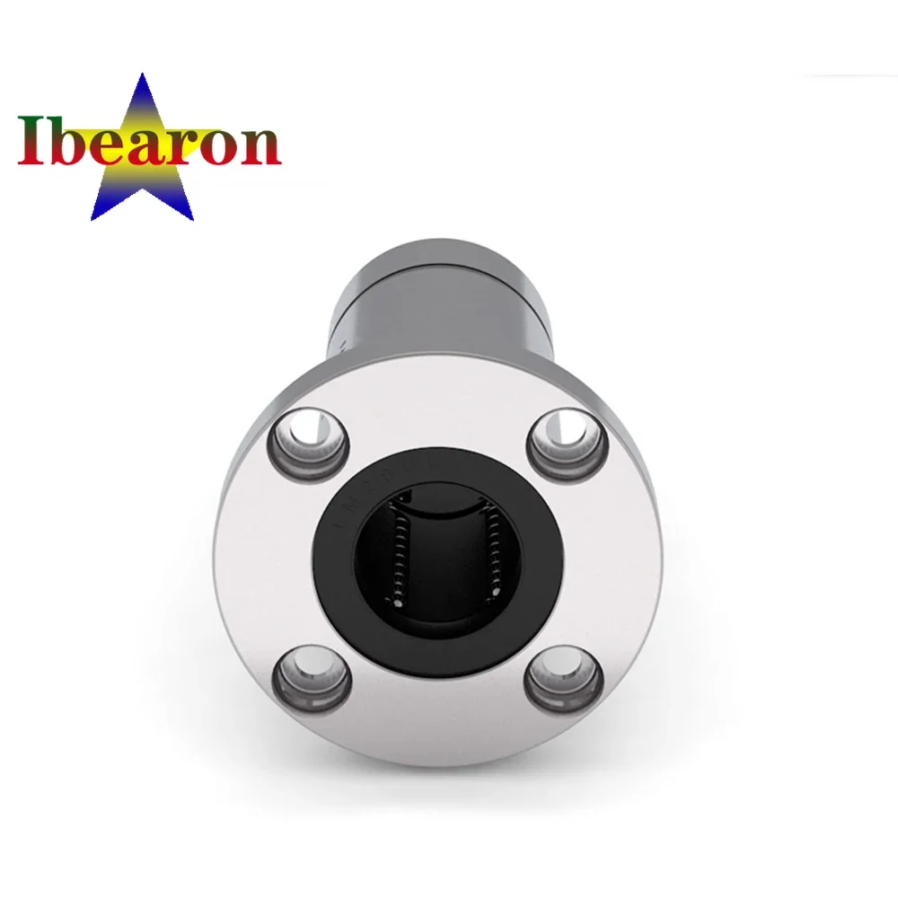 1PCS LMF30LUU Double-Wide Type Round Flanged Linear Motion Ball Bearing Seals On Both Side  Resin Retainer