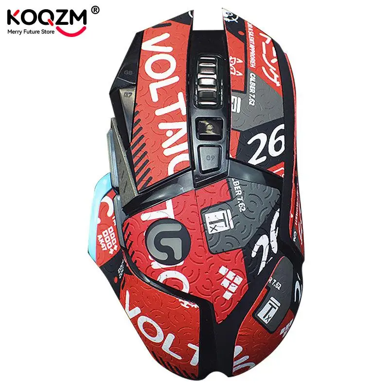 1set DIY Mouse Grip Tape Skate Handmade Sticker Non Slip Skin Suck Sweat For Logitech G502 Accessories Without Mouse