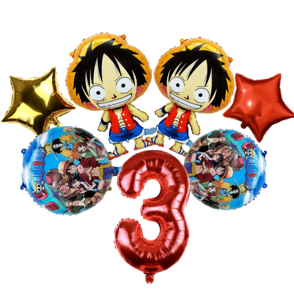 ワンピース ルフィ ゾロ 32インチ ナンバー18インチ スターフォイルバルーン パーティー用品 ギフト パーティーDIY イベント小道具 パーティー用品デコレーション