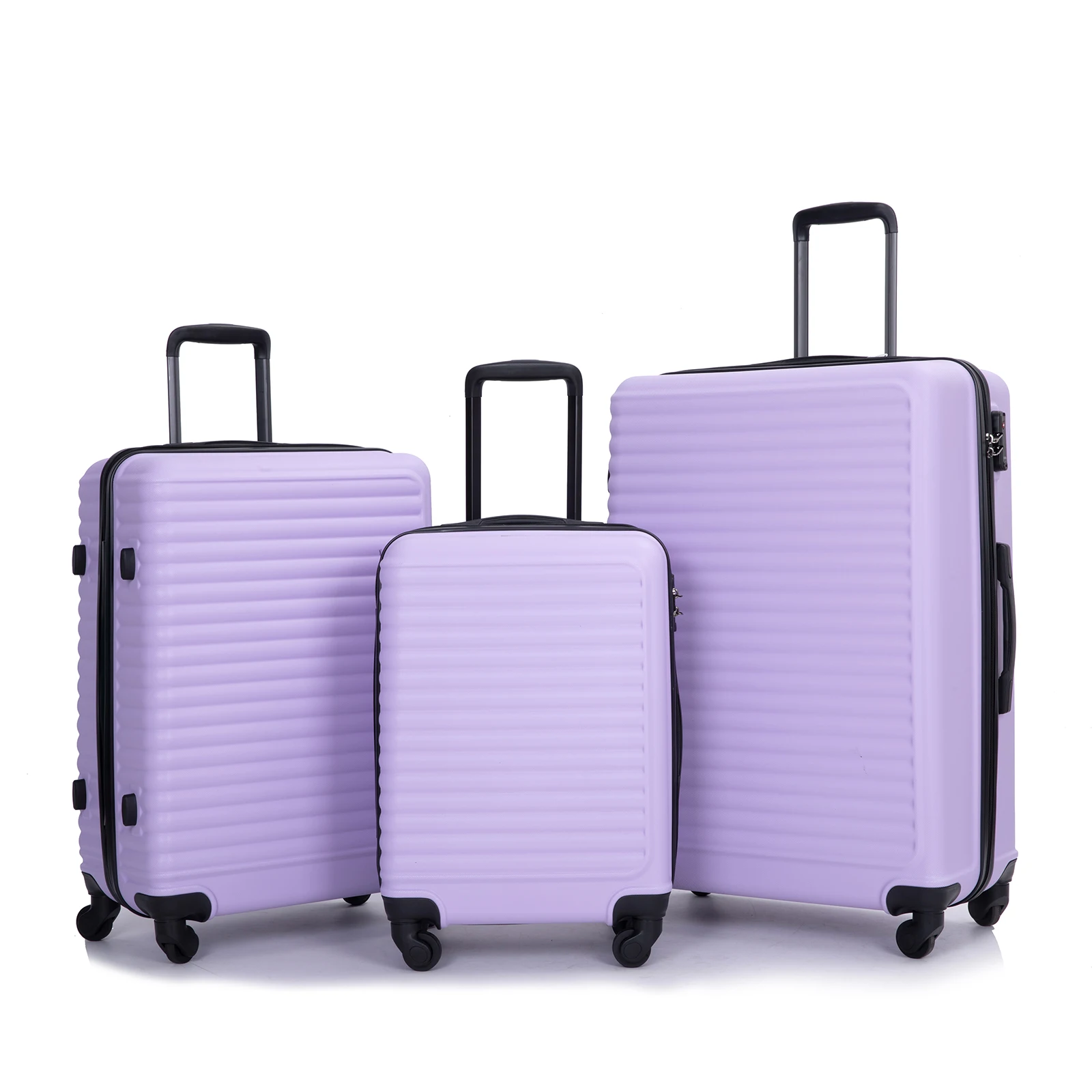 Travelhouse Hardshell Suitcase ABS+PC Luggage Sets Lightweight Durable Suitcase with TSA Lock,3-Piece Set (20/24/28)