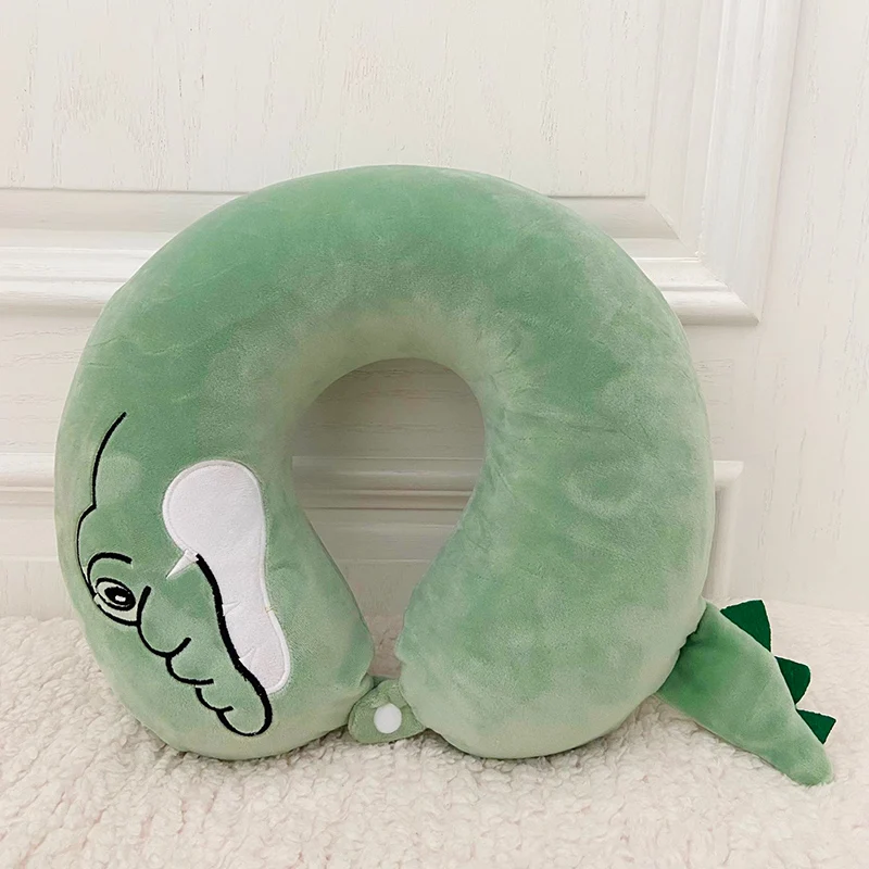 

Cute Cartoon Animal U Shaped Travel Pillow, Neck Rest Pillows, Plush Portable Support Head Rest Cushions for car plane office