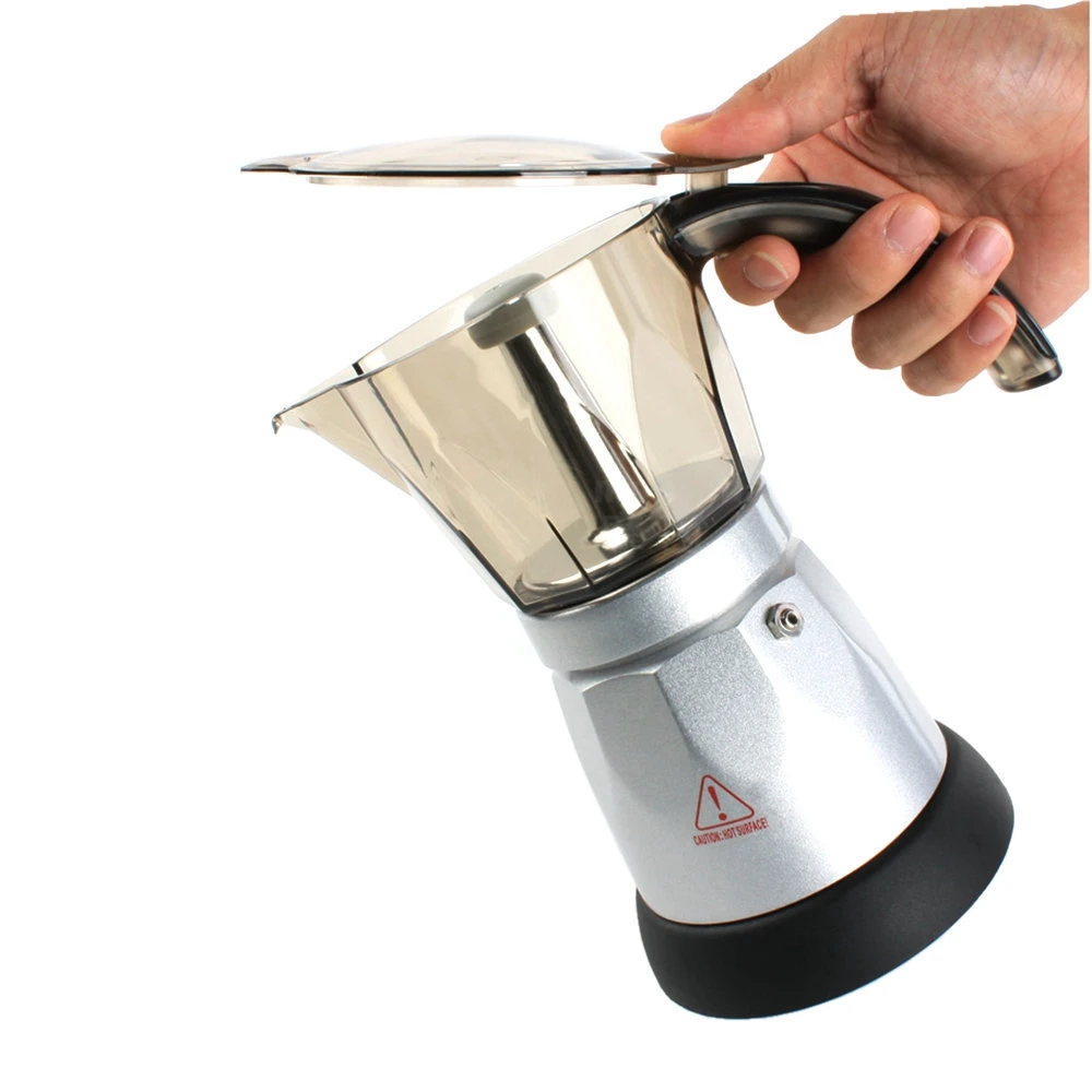 

Бесплатная доставка 480 Вт 220 В эспрессо итальянская мокко-машина кофеварка электрический горшок для мока