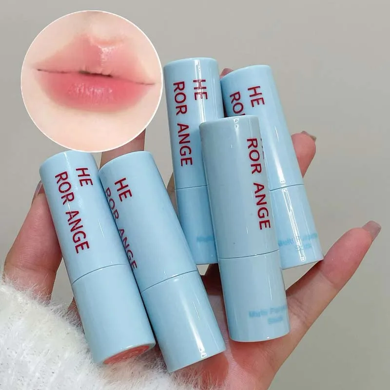 HERORANGE Color Condensation Excellent Multi purpose Stick Clear and Transparent High gloss Brightening Mirror Lipstick