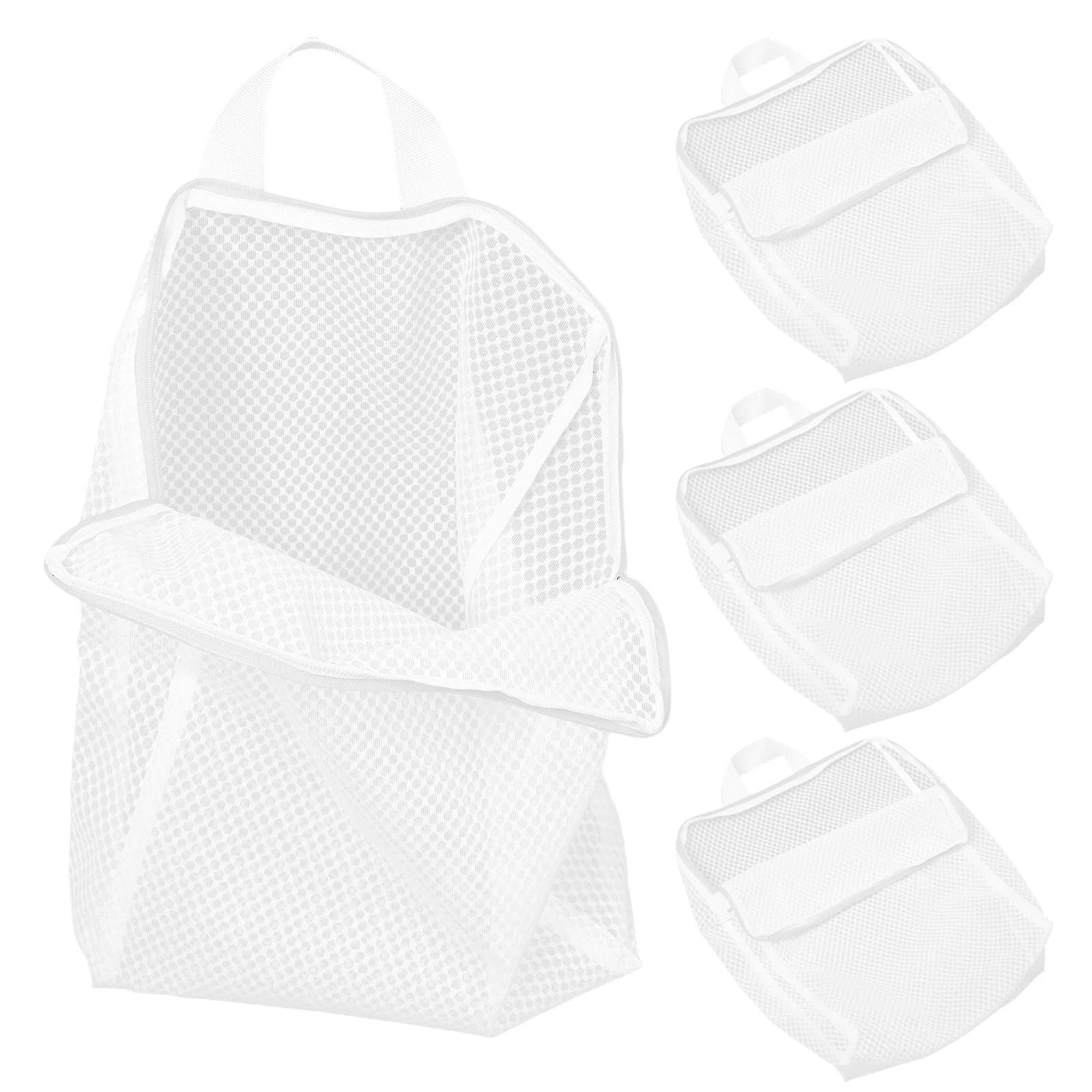 

4pcs 30x40x8cm Mesh Wash Mesh Bag For Washing Machine Bag for Socks Gloves Bra Lingerie Underwear Travel Storage