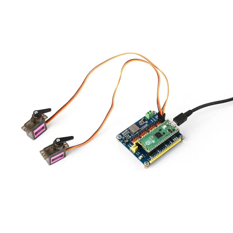 Servo Driver Module for Raspberry Pi Pico 16-Channel 16-bit Resolution PWM Expander Board