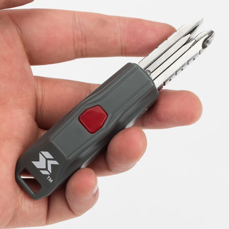 Outdoor Portable EDC Multifunctional Jellyfish 7-in-1 Keychain Flashlight Camping Car Emergency Window Breaking Tool