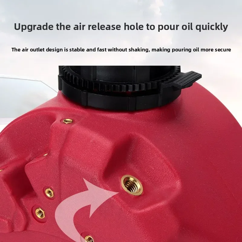 Durable Plastic Anti-static Thickened 1.6-gallon Drum Spare 6-liter Off-road Tailgate Explosion-proof AuxiliaryTank