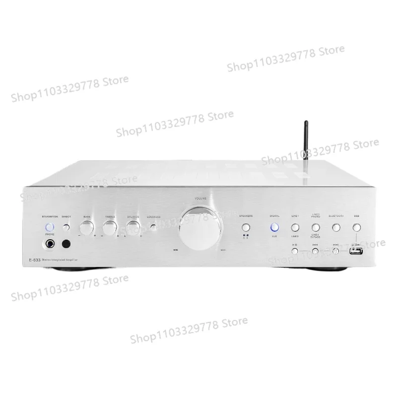 

Новейший E633 120 Вт * 2 HIFI High-fidelity Fever Bluetooth цифровой домашний мощный усилитель чистой мощности