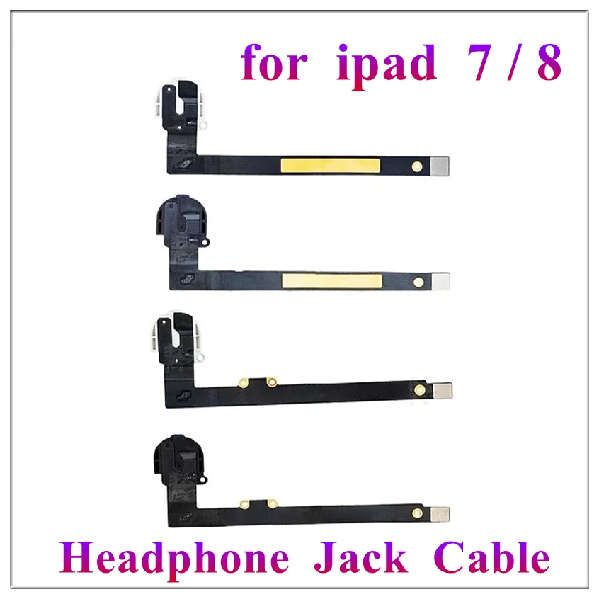 

1Pcs Earphone Plug Headphone Audio Jack Flex Cable Compatible for IPad 7 2019 7th Gen 10.2 Inch A2197 A2198 A2200 Repair Parts