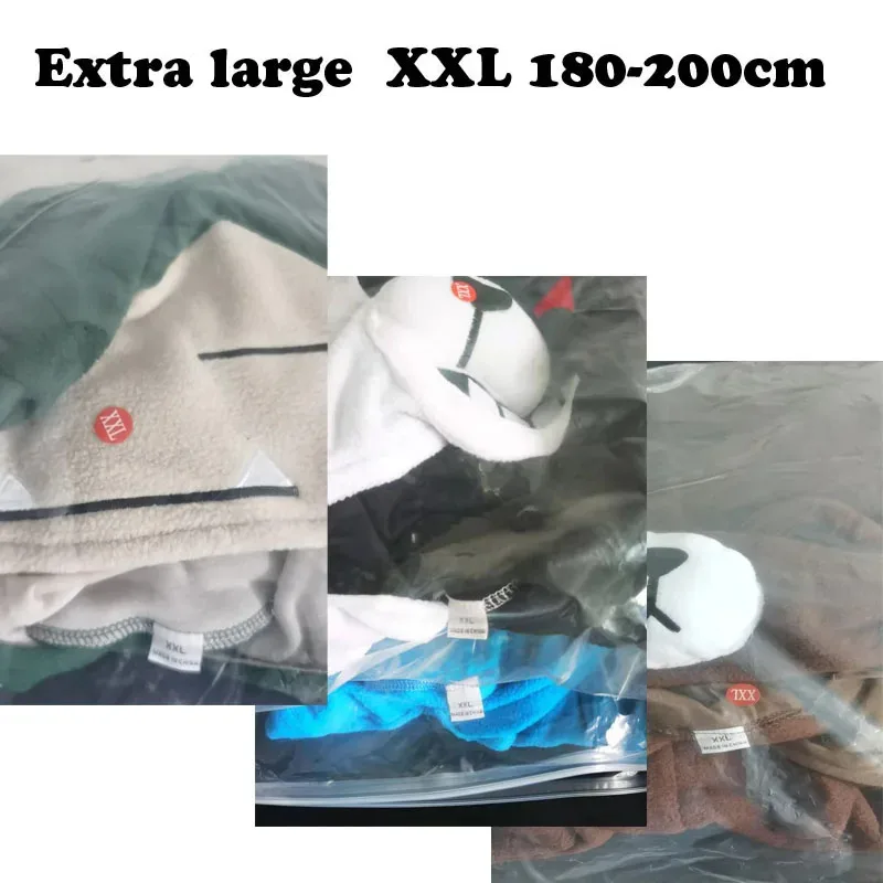 Extra Large 180-200cm Unisex Animal Brown Fleece Onesie Bear Boy Girl Christmas Cosplay Winter Pajama Raccoon Kigurumi Adult