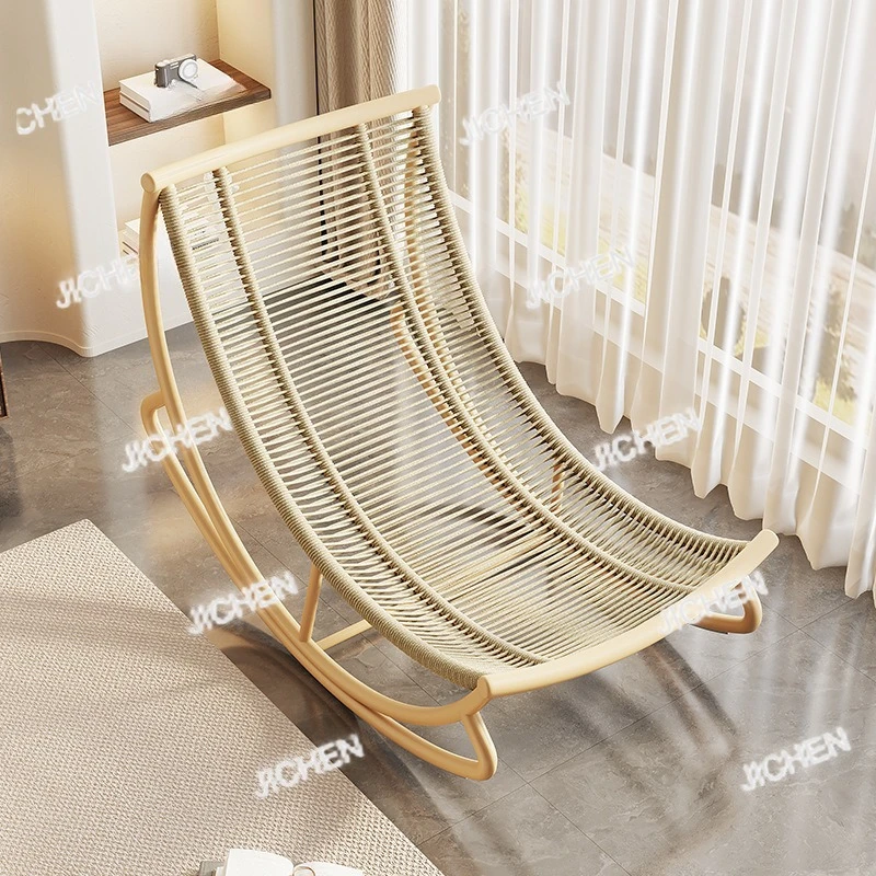 

Кресло-качалка для балкона, отдыха из ротанга, ленивое кресло-качалка для взрослых, кресло с откидной спинкой, домашний сад, уличный одиночный ротанговый стул с откидной спинкой