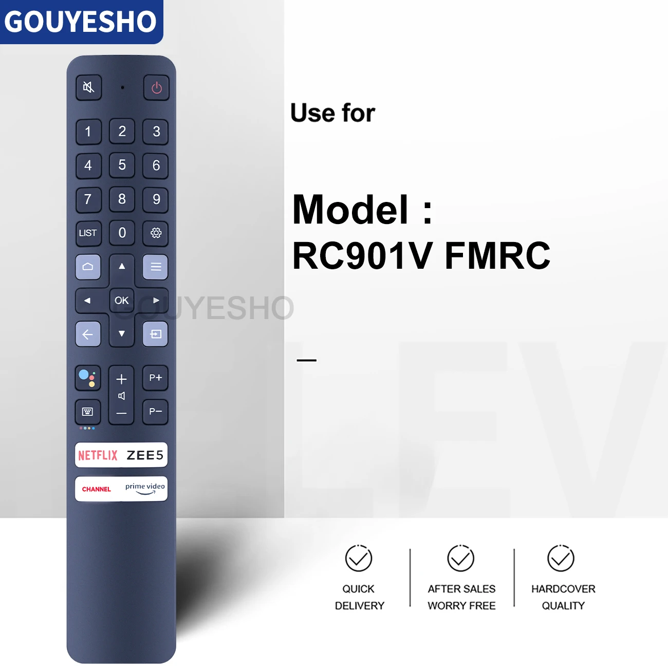 06-BTZNYY-MRC901V-RC901V-FMRC Remote Control Fit for TCL 43P615 50P615 65P615 55C825 50C725 iFFALCON 55H71 65H71