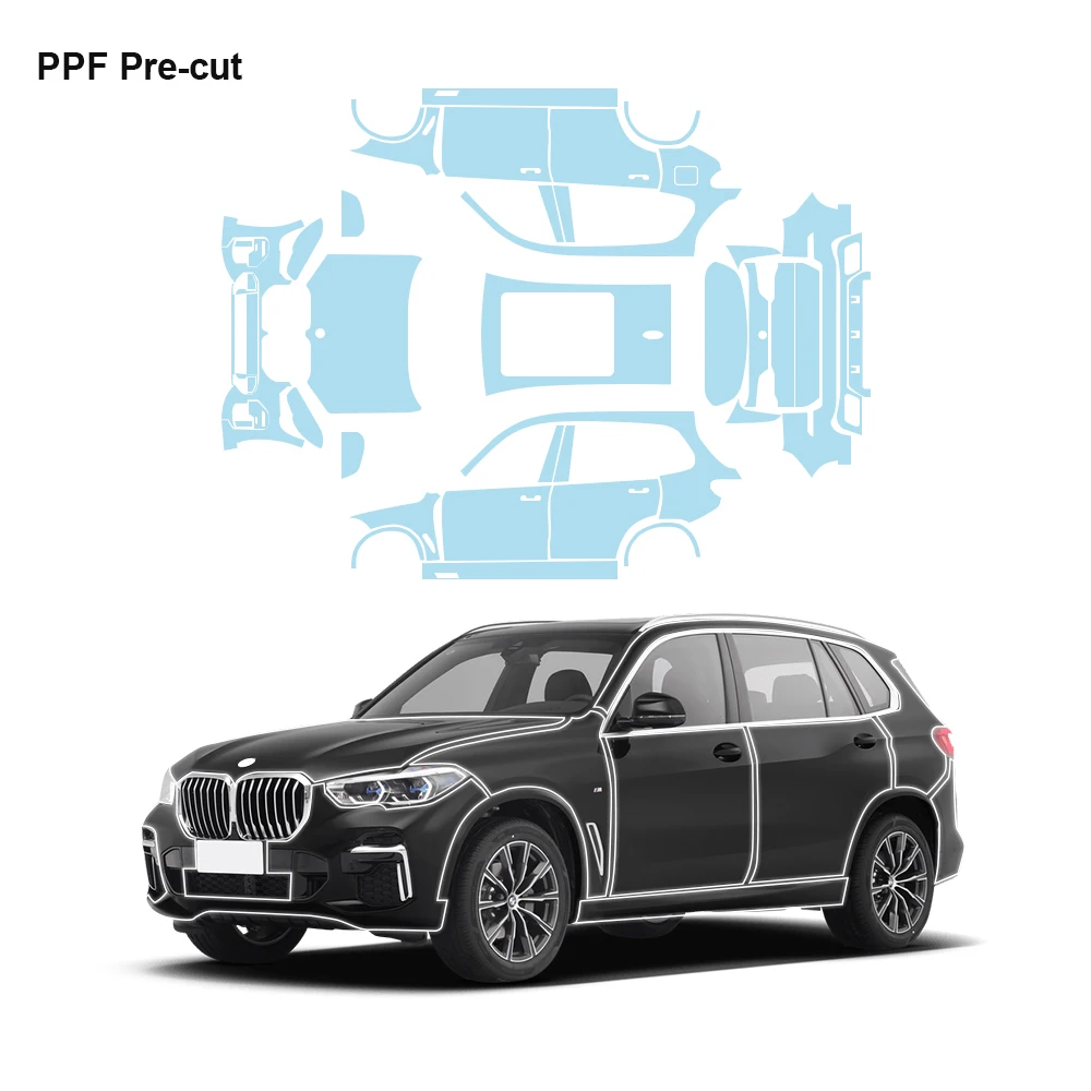 

PPF paint protection film is suitable for BMW X5 M transparent TPU pre cut anti scratch kit