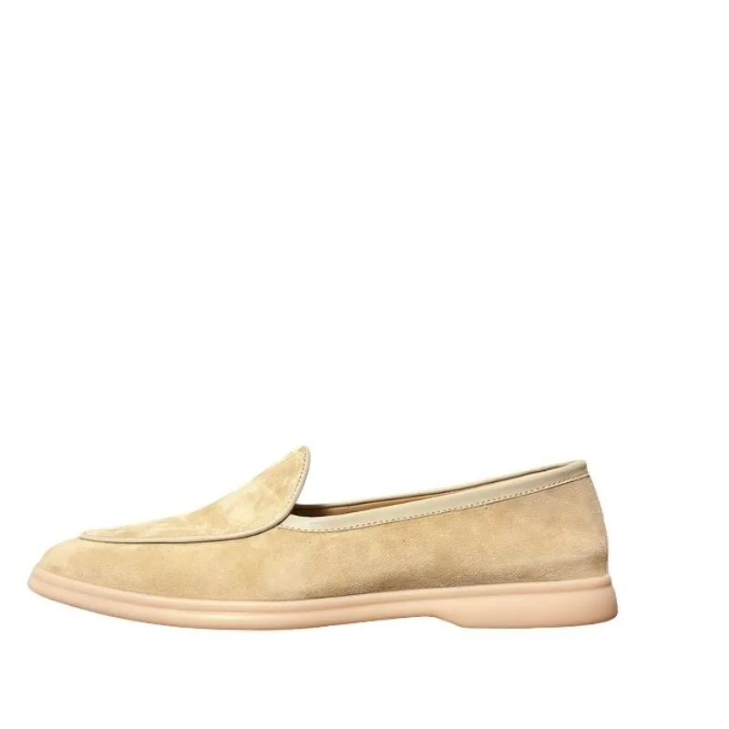 

Модные модельные повседневные кожаные туфли, мужские лоферы на мягкой подошве без шнуровки, элитные деловые туфли для вождения, мужские туфли на плоской подошве, молодежные офисные туфли