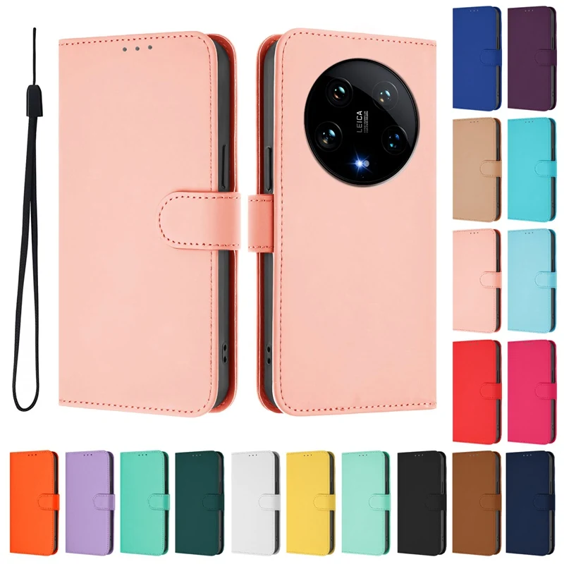 Xiaomi14 Ultra Case For Xiaomi 14 Ultra Wallet Leather Flip Cases For Xiaomi 14 Ultra Protective Book Cover Coque Fundas Shell