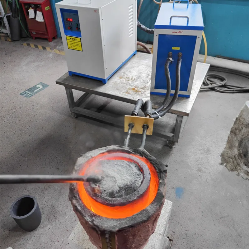 Compact Glass Melting - Small Electric Induction Furnace For Art And Material Research