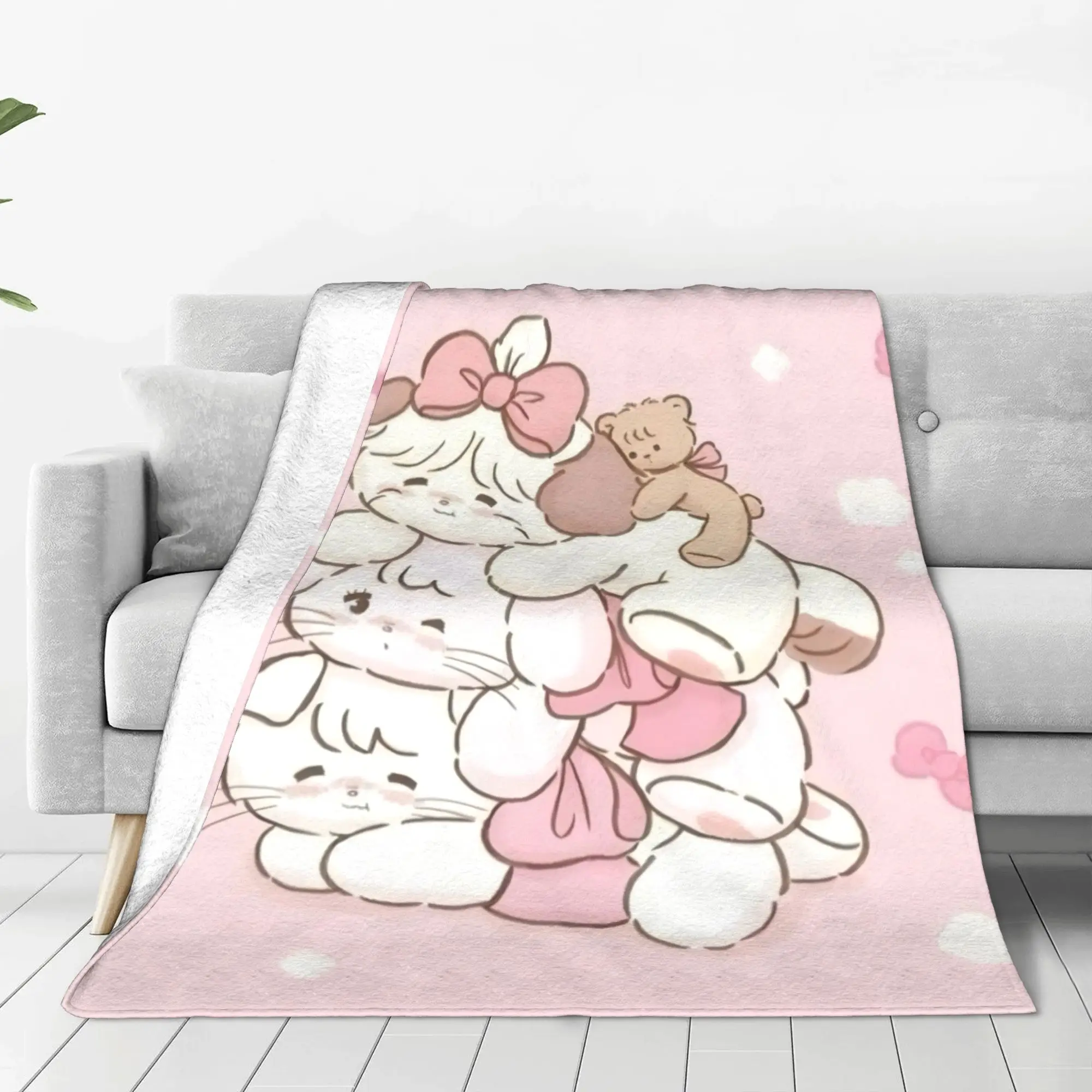 Mikko Mikko Blanket Spring Autumn Breathable Thin Throw Blankets For home Rug Piece