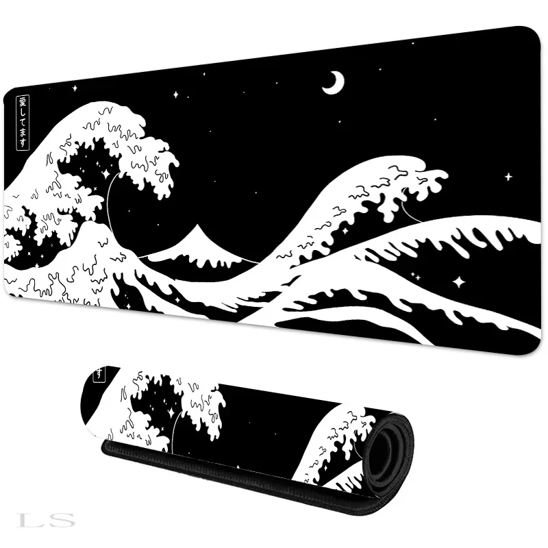 

Игровой коврик для мыши Art Great Waves, настольный коврик, большой коврик для геймерской клавиатуры, резиновый коврик для мыши, скоростной вычислитель, офисный игровой коврик, кавайные коврики