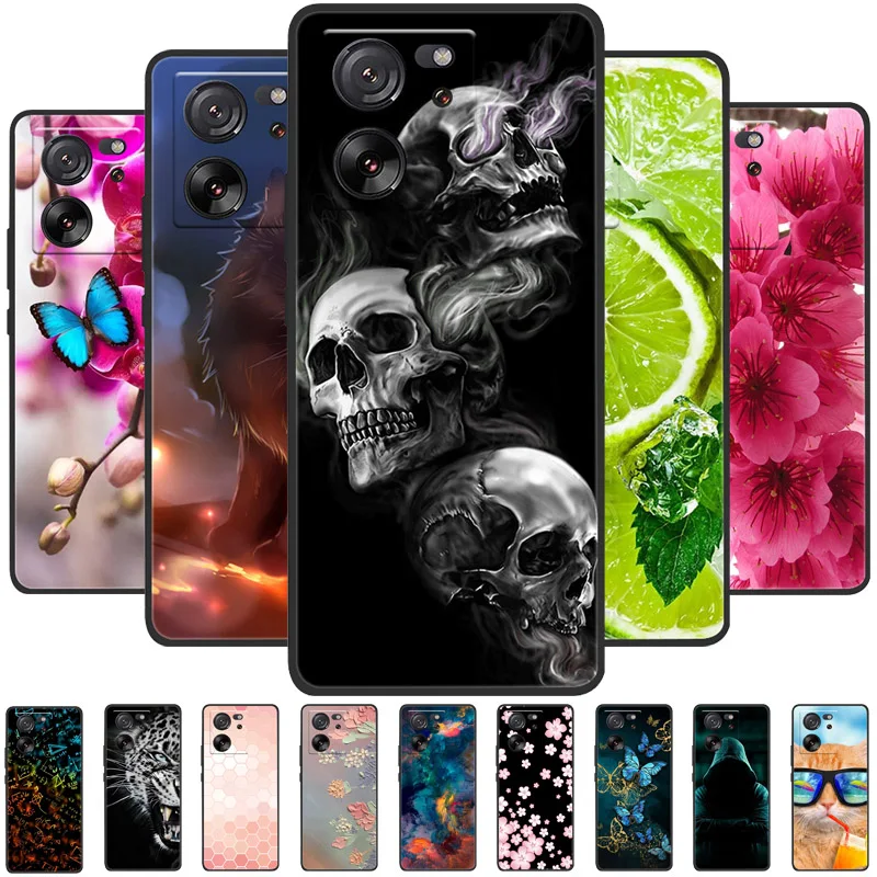 For Xiaomi 13T Case Cool Printing Silicone Soft TPU Back Cover for Xiaomi 13T Pro Painted 13TPro 13 T Pro Coque Fundas Bumper