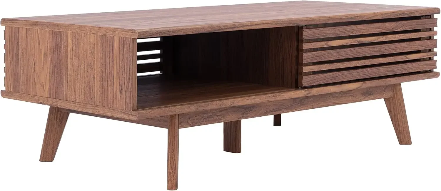 Home Collection Rori Walnut 1-Shelf (46