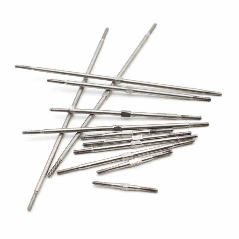 Nowe DIY części zdalnie sterowanego samolotu #4-40 popychacz ze stali nierdzewnej 40-160mm drążek sterowniczy gwintowane połączenie łącznika wału