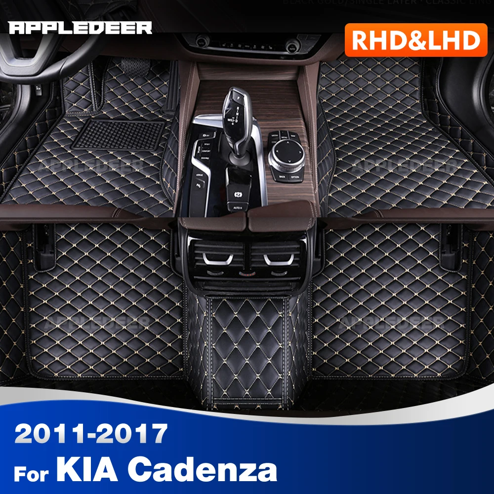 

Car floor mats For KIA Cadenza 2011 2012 2013 2014 2015 2016 2017 Custom auto foot Pads carpet cover Interior Accessories