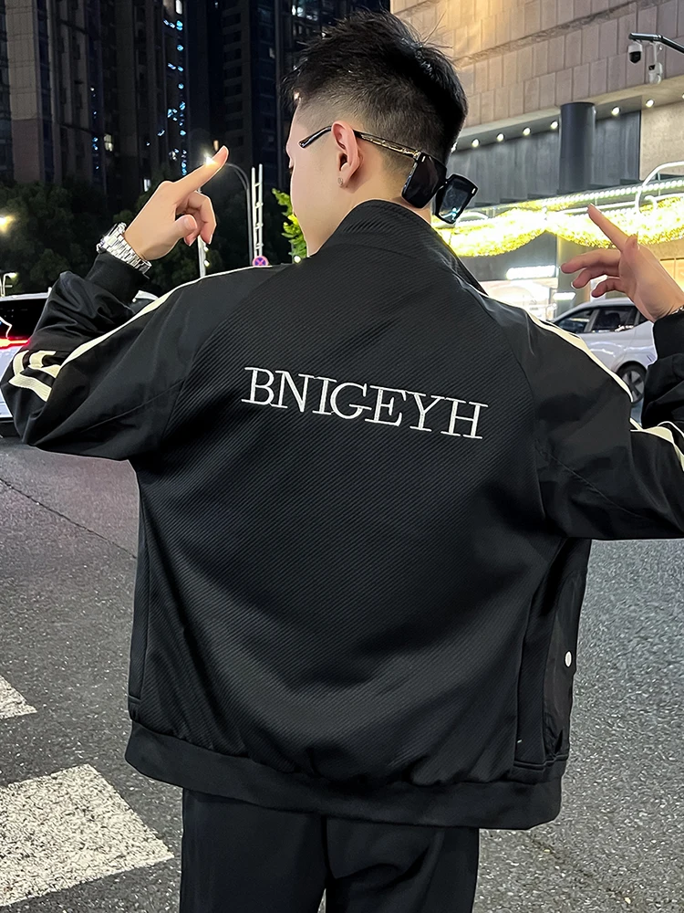 

Trendy Workwear Jaet Men Spring Autumn 2024 New Haome High-End Feel Men's Stand Collar Baseball Vest Jaet