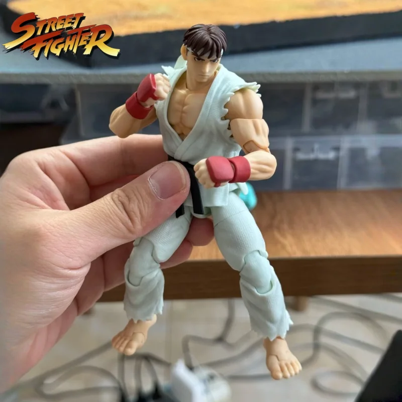 

1/12 Storm Toys Street Fighter3 Ryu Ken Anime Action Figure Collectible Moving Character Model Toy For Fans And Collectors