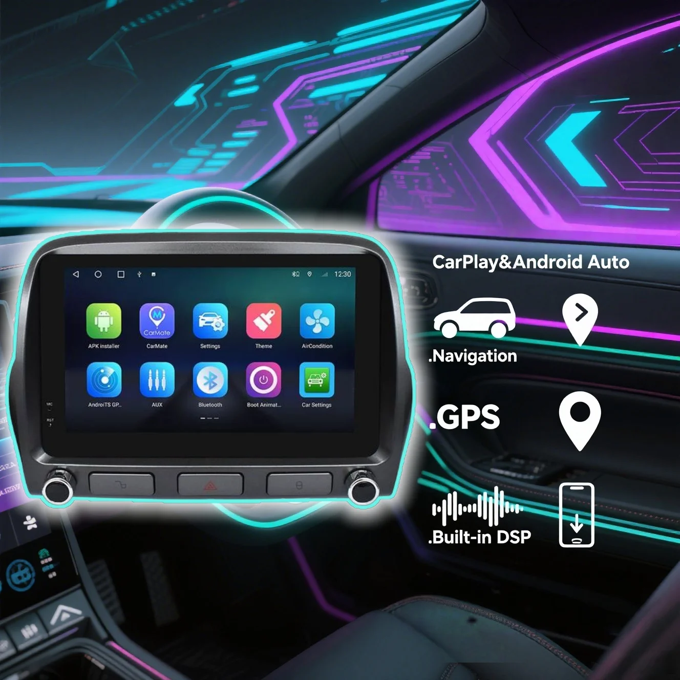 Latest Car Radio 8inch For Chevrolet Camaro 2010 2011 2012 2013 2014 2015Carplay Stereo Multimedia Player GPS Navigation Auto