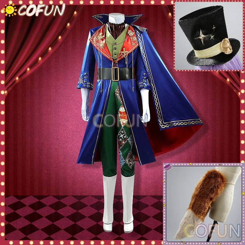 COFUN [Customized] Game Twisted-Wonderland Stage in Playful Land Cosplay Costume Halloween Outfits Women Suit Uniform Tail Hat