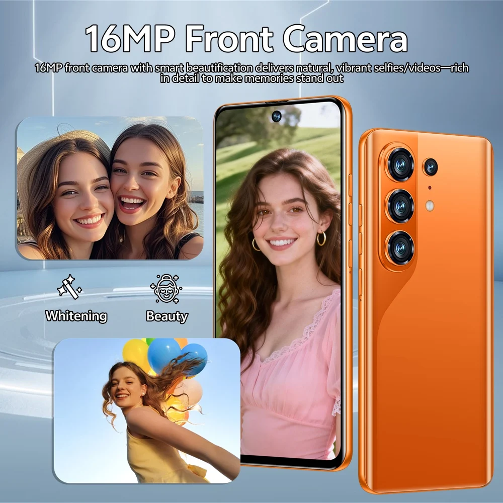 K-Touch Mobile Phones C27 Ultra 5G Dual SIM Smartphone 7.3 Inch Android 15 Cell Phone 22GB 2TB 8000mAh Face Unlock 16+48MP Camera Cellphones For Men Women Gifts