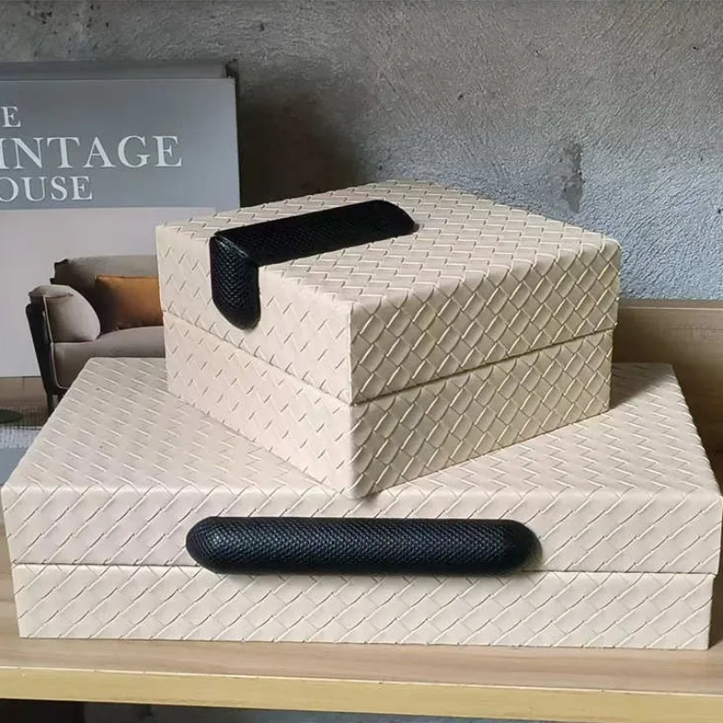

Household Jewelry Organizer Box Valentines Gifts Bracelet Storage Cases Rings Earrings Storages Boxes Modern Jewellery Case