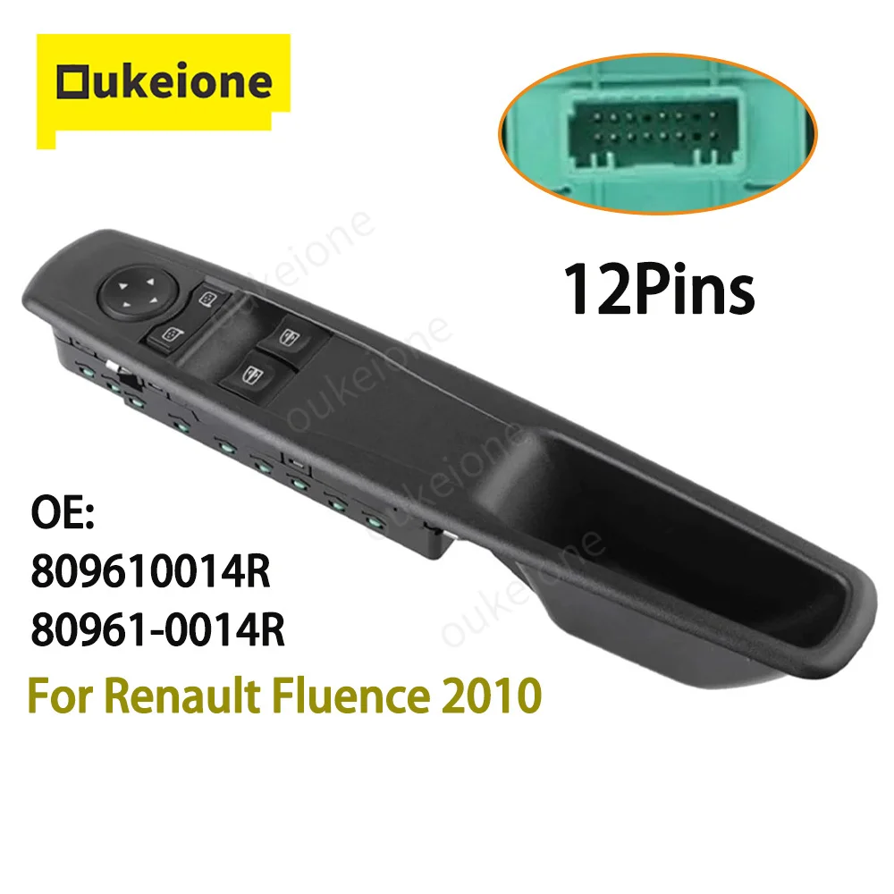 

809610014R 80961-0014R передний левый электрический переключатель управления стеклоподъемником, кнопка дверного замка для Renault Fluence 2010, автомобильные аксессуары