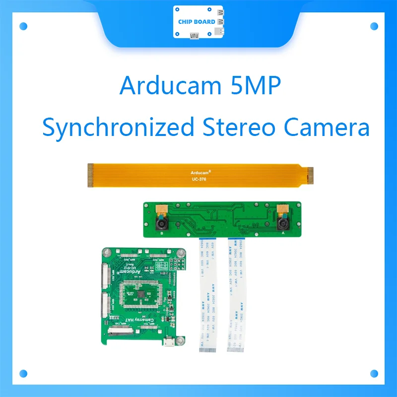 

Arducam 5MP Synchronized Stereo Camera Bundle Kit for Jetson Nano