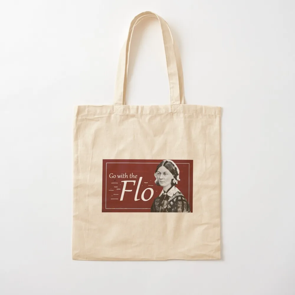 

Go with the Flo Florence Nightingale Tote Bag shopping bag shopping cart bags women bag Canvas Tote