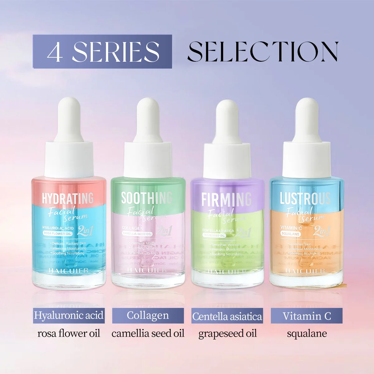 Centella asiatica essência facial vitamina c removedor de manchas escuras ácido hialurônico reparação hidratante anti-envelhecimento cuidados com a pe