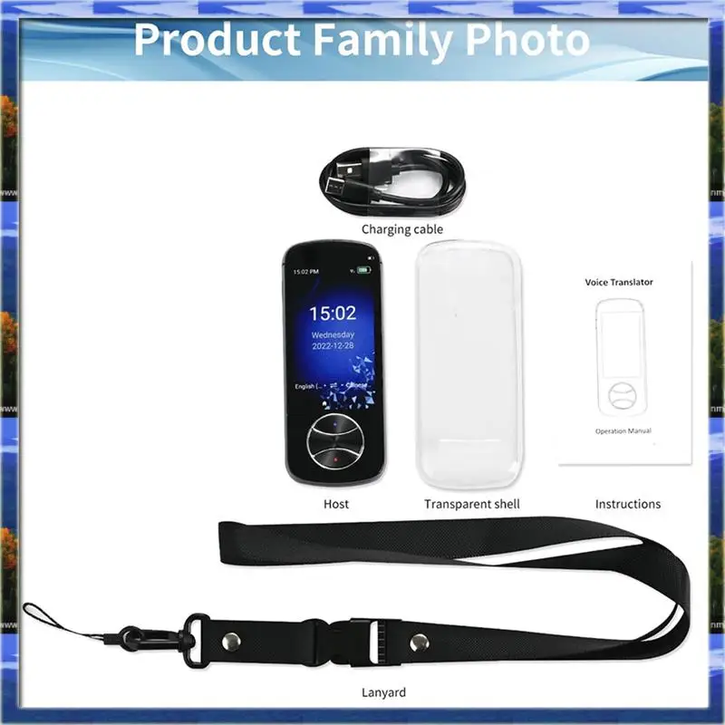 AS59 -Language Translator Device No Wifi Needed, Instant Two Way Language Translator With 137+ Languages Easy To Use